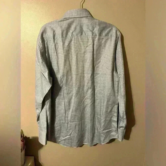 ARMANI COLLEZIONI Blue Button up/down Dress Collar Shirt Sz. 41/16 R - Picture 7 of 8